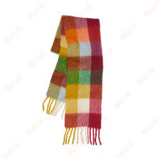 cashmere scarf polyester material plaid pattern